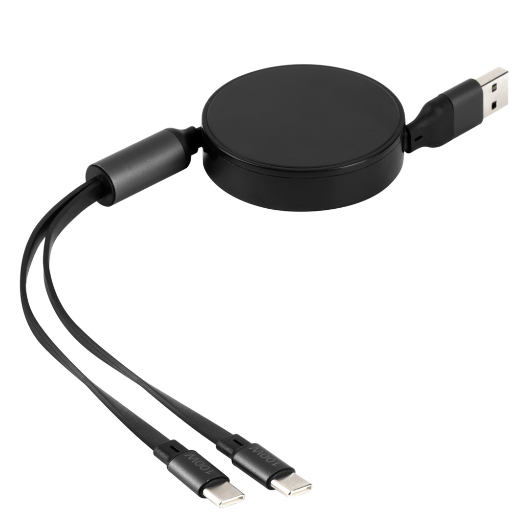 USB / Type-C kabl za punjenje i prenos podataka, 2 u 1, 100W