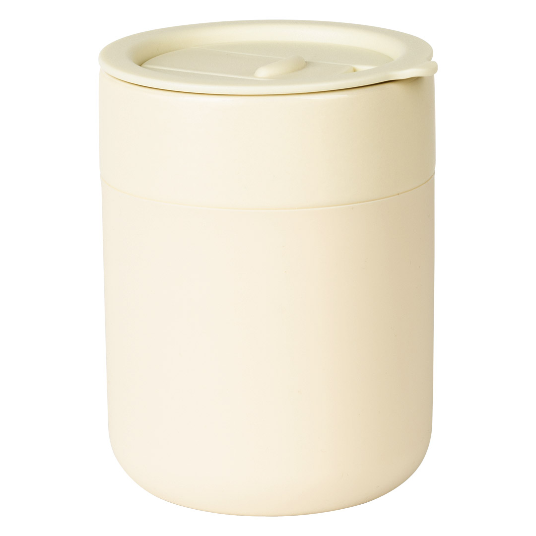 Keramička šolja sa silikonskom navlakom, 340 ml